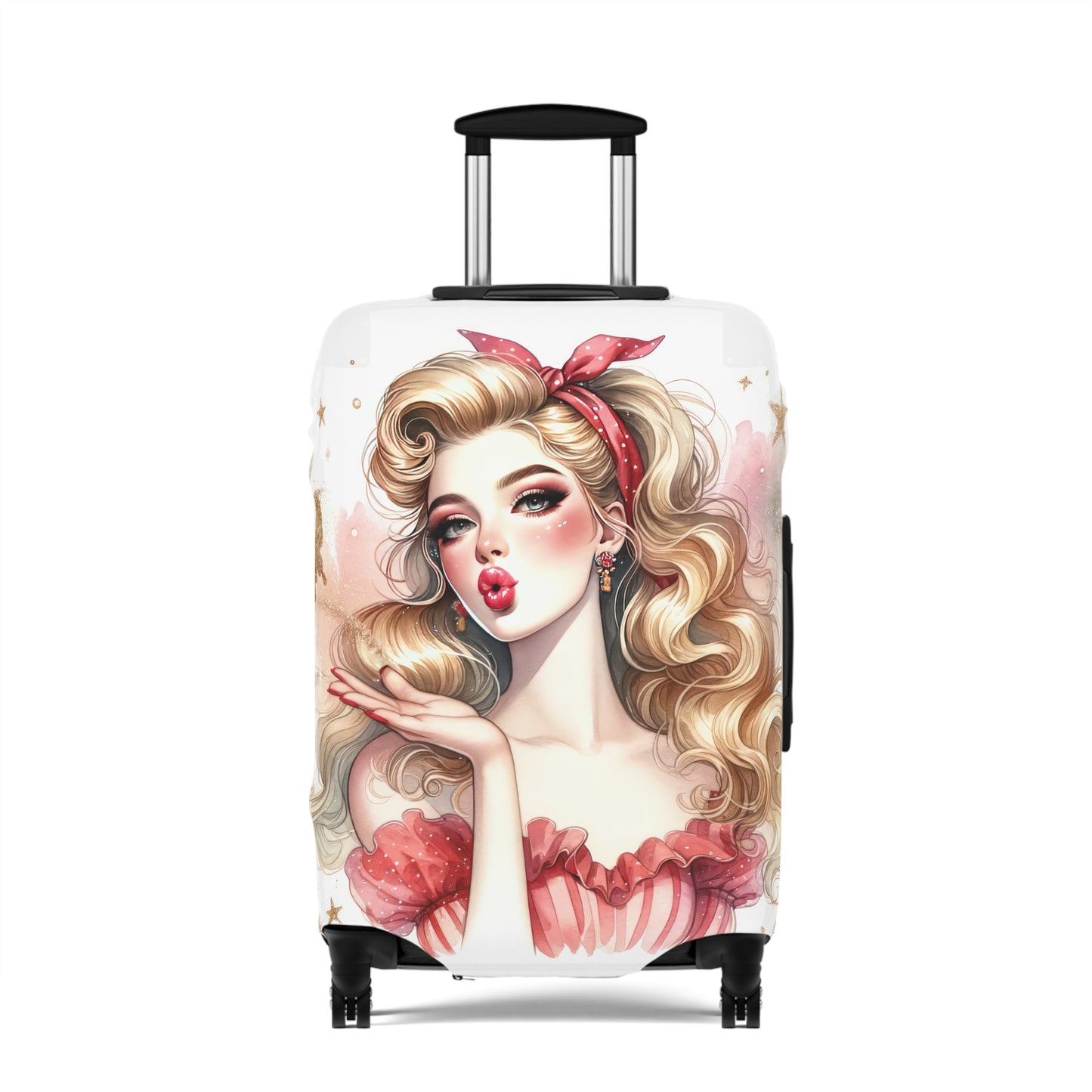 Luggage Cover, Coquette Girl, awd-1464