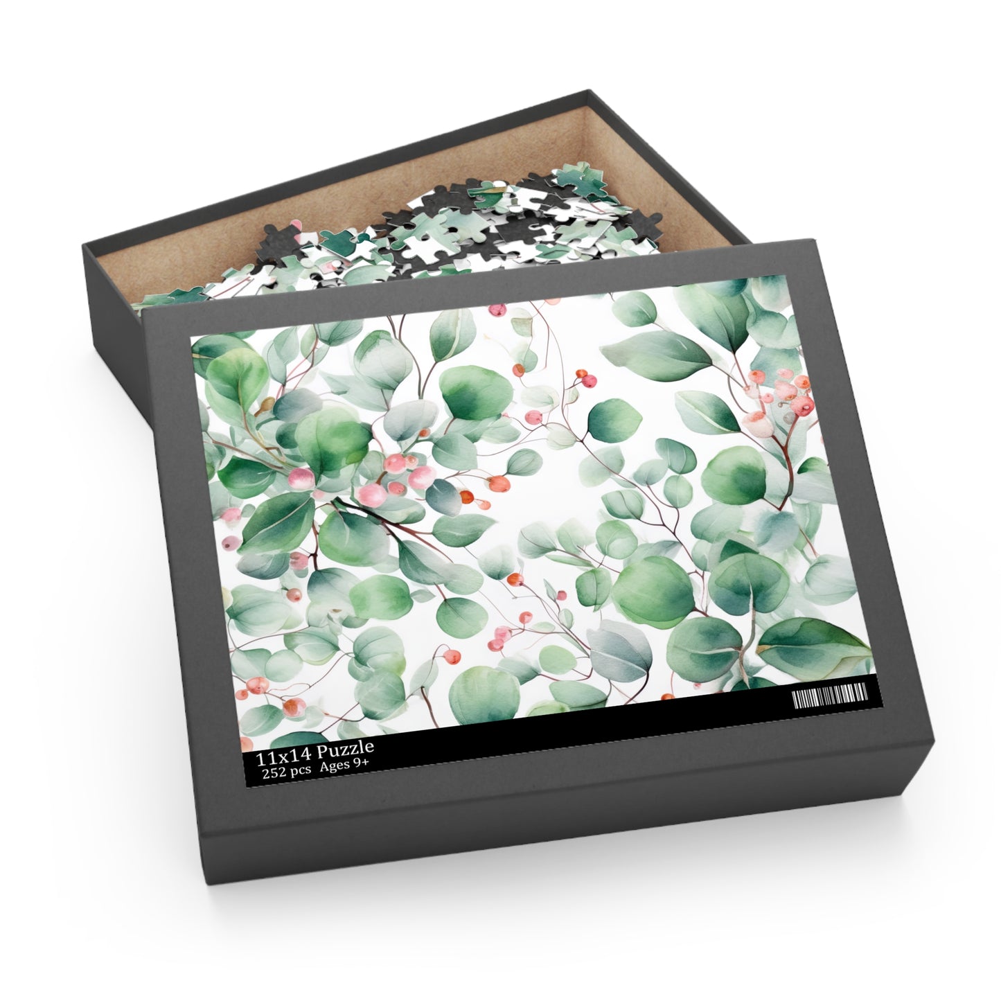 Personalised/Non-Personalised Puzzle, Eucalyptus Leaves (120, 252, 500-Piece)