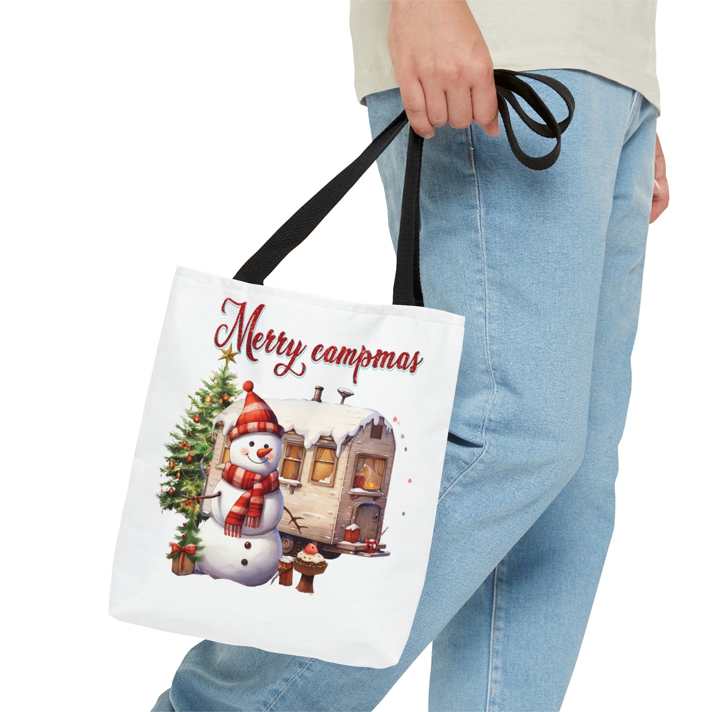 Tote Bag, Christmas, Camper