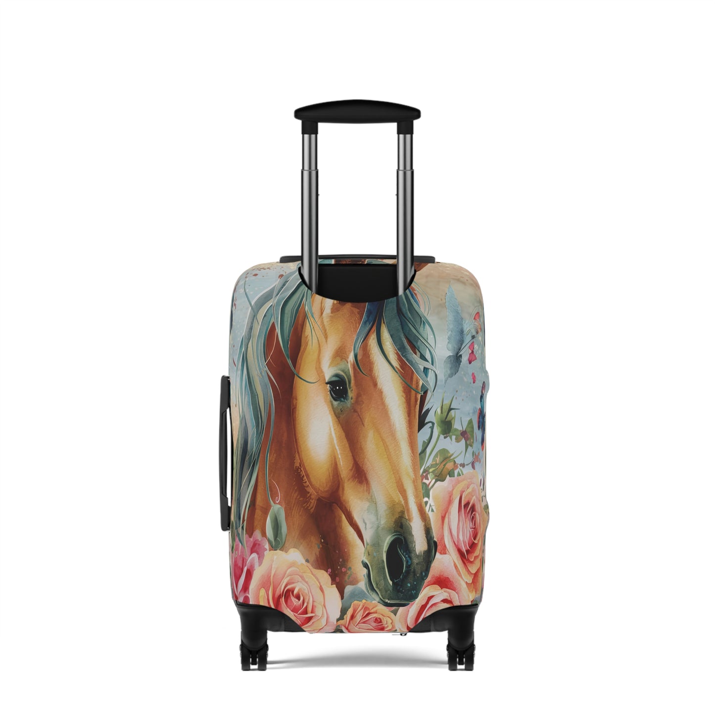 Luggage Cover, Country and Western, Boho Floral Horse, awd-1720