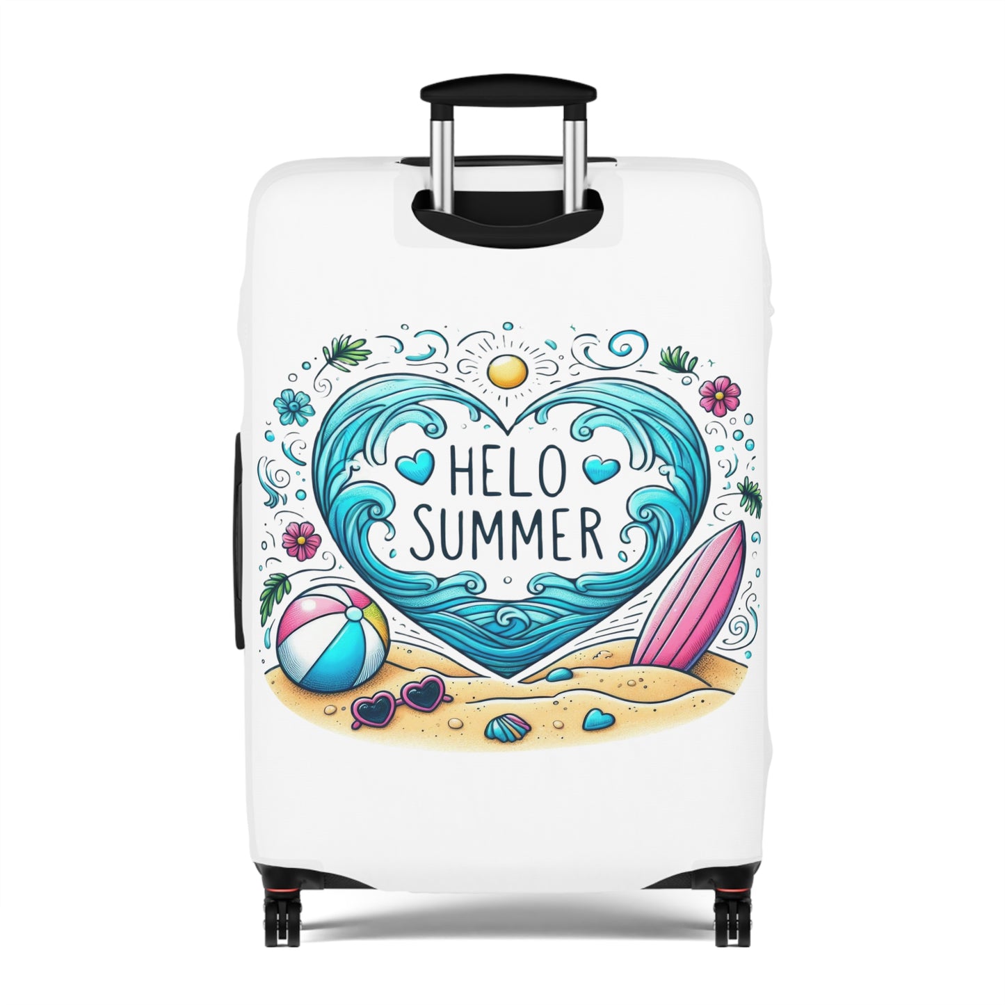 Luggage Cover, Travel, Hello Summer, awd-4017