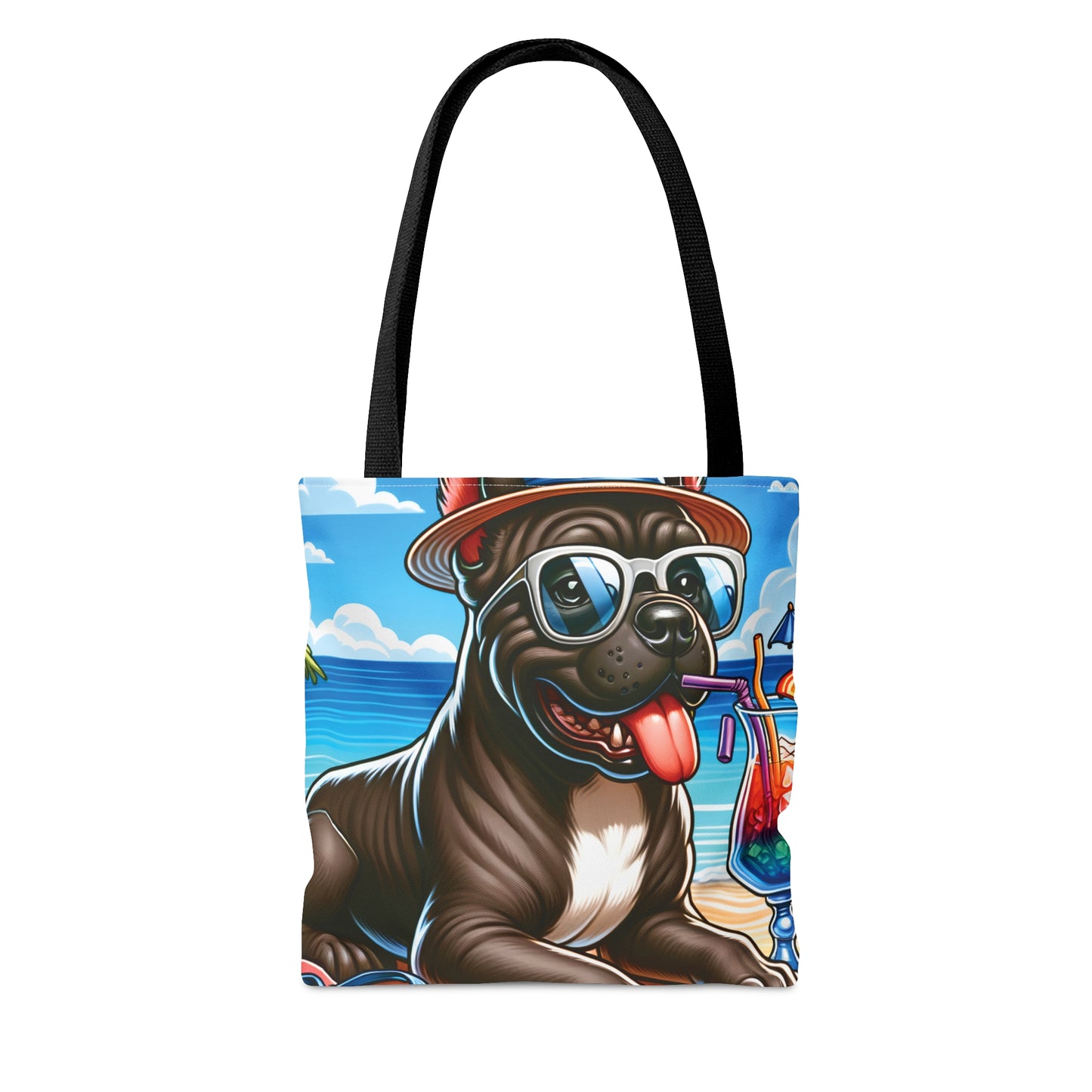 Tote Bag, Dog on Beach, Cane Corso, Tote bag, awd-1202