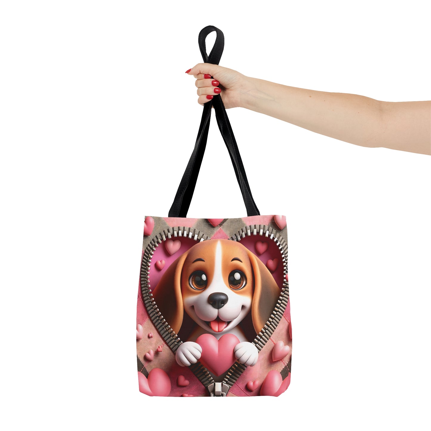 Tote Bag, Cute Dog, Personalised/Non-Personalised Tote bag