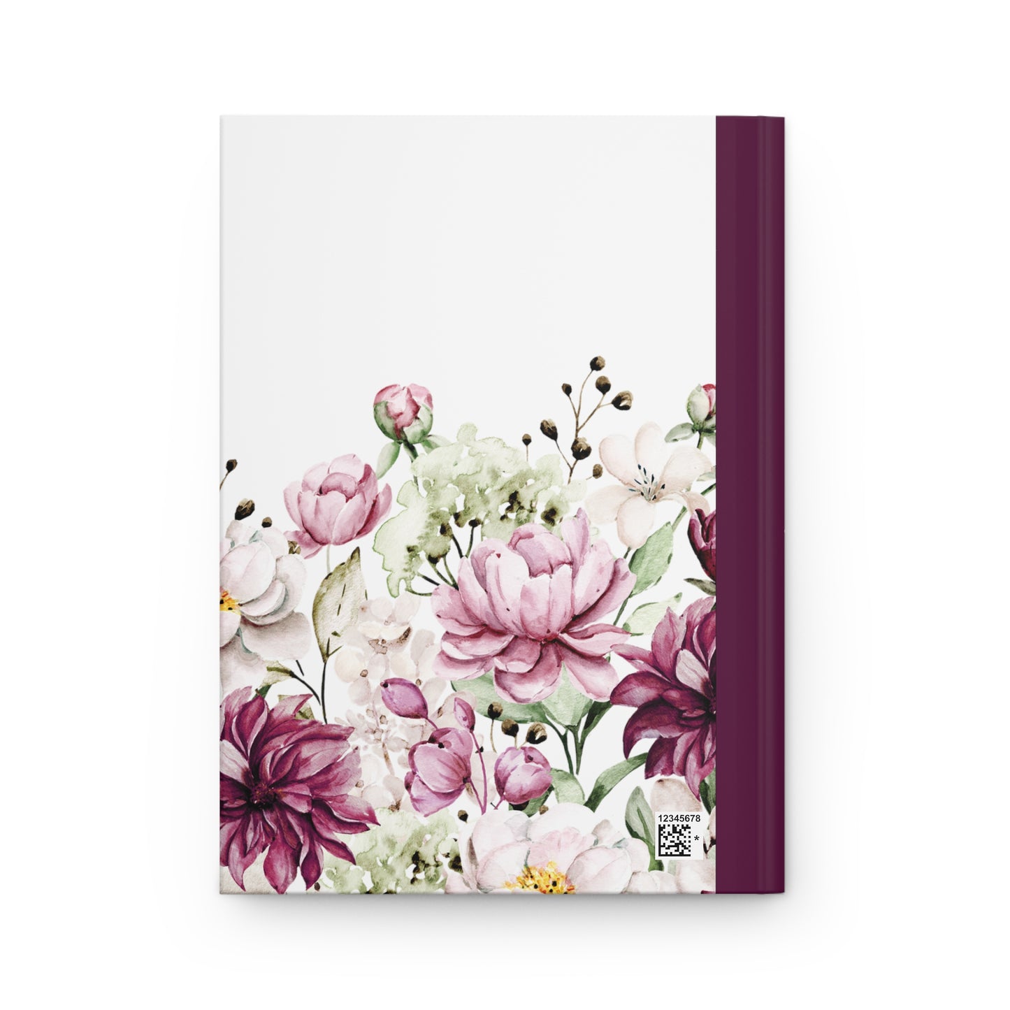 Personalised Hardcover Journal Matte, Wildflowers