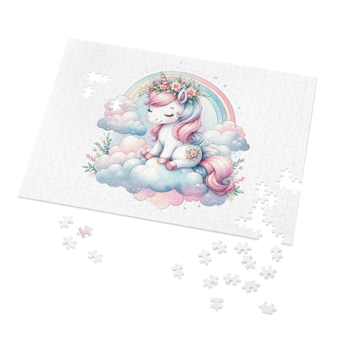 Jigsaw Puzzle, Unicorn, Personalised/Non-Personalised (30, 110, 252, 500,1000-Piece)