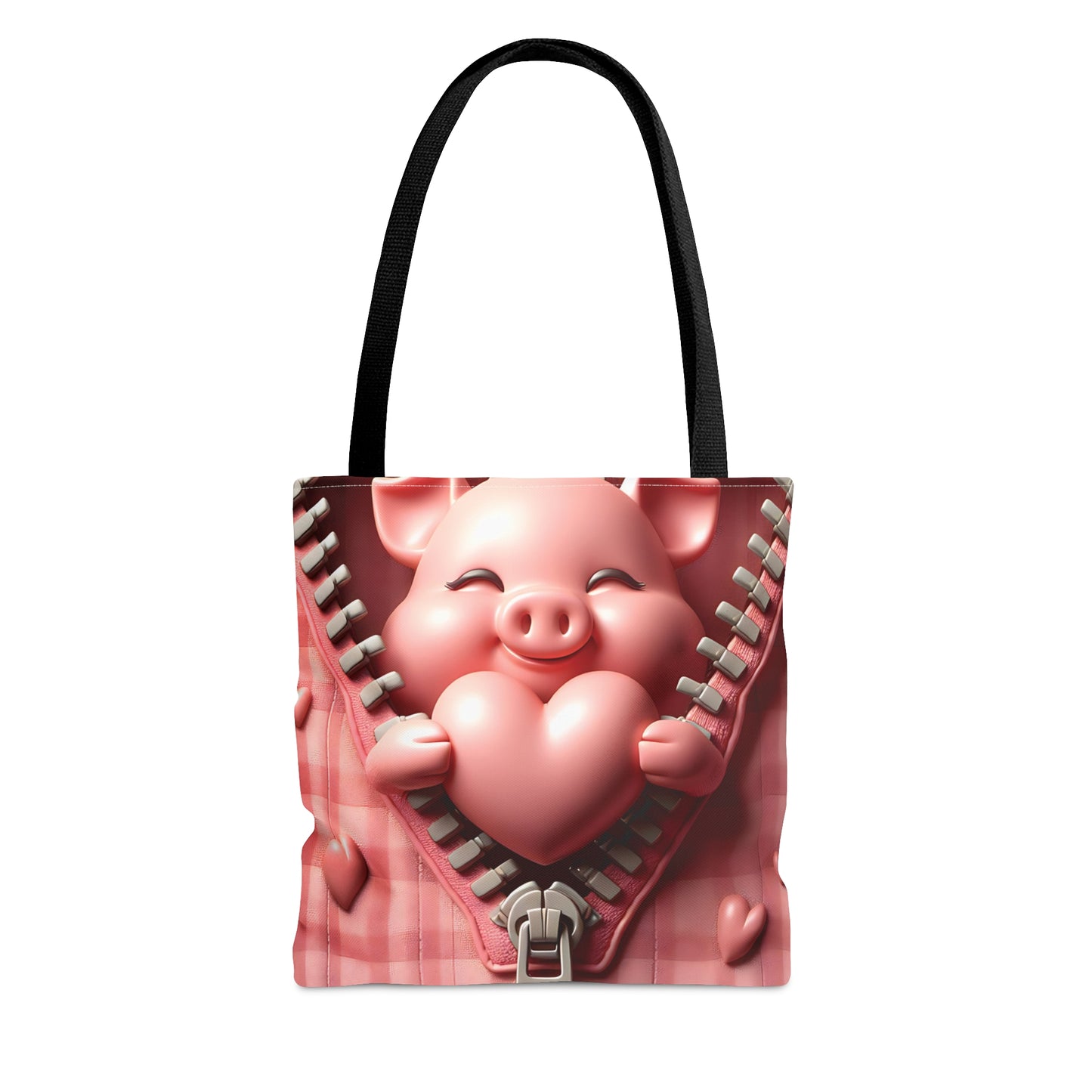 Tote Bag, Pig, Personalised/Non-Personalised Tote bag