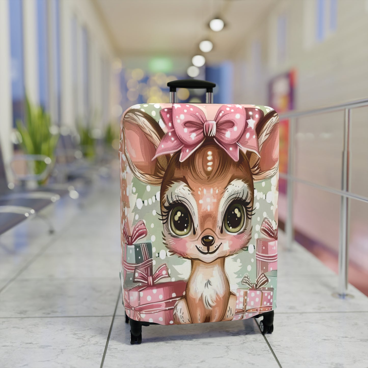 Luggage Cover, Christmas, Deer, awd-3103