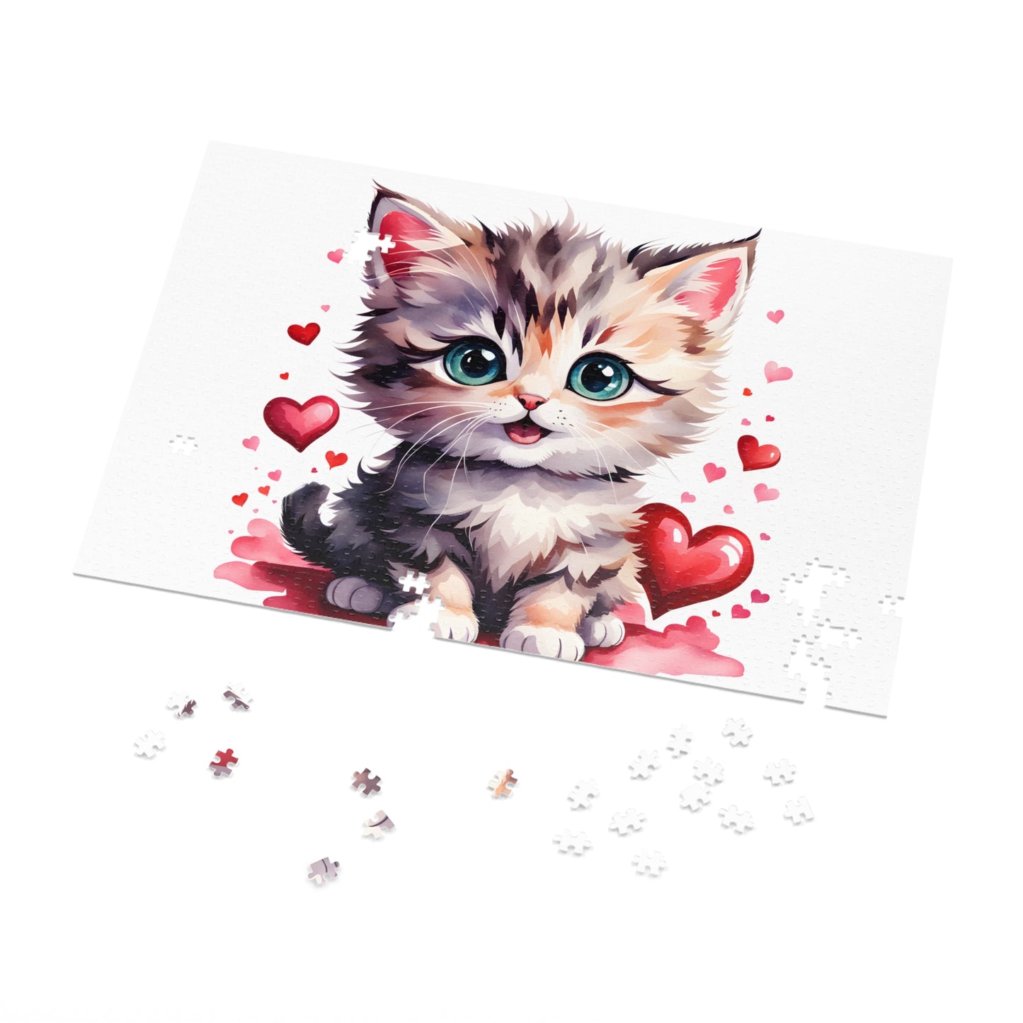 Jigsaw Puzzle, Cat, Personalised/Non-Personalised (30, 110, 252, 500,1000-Piece)