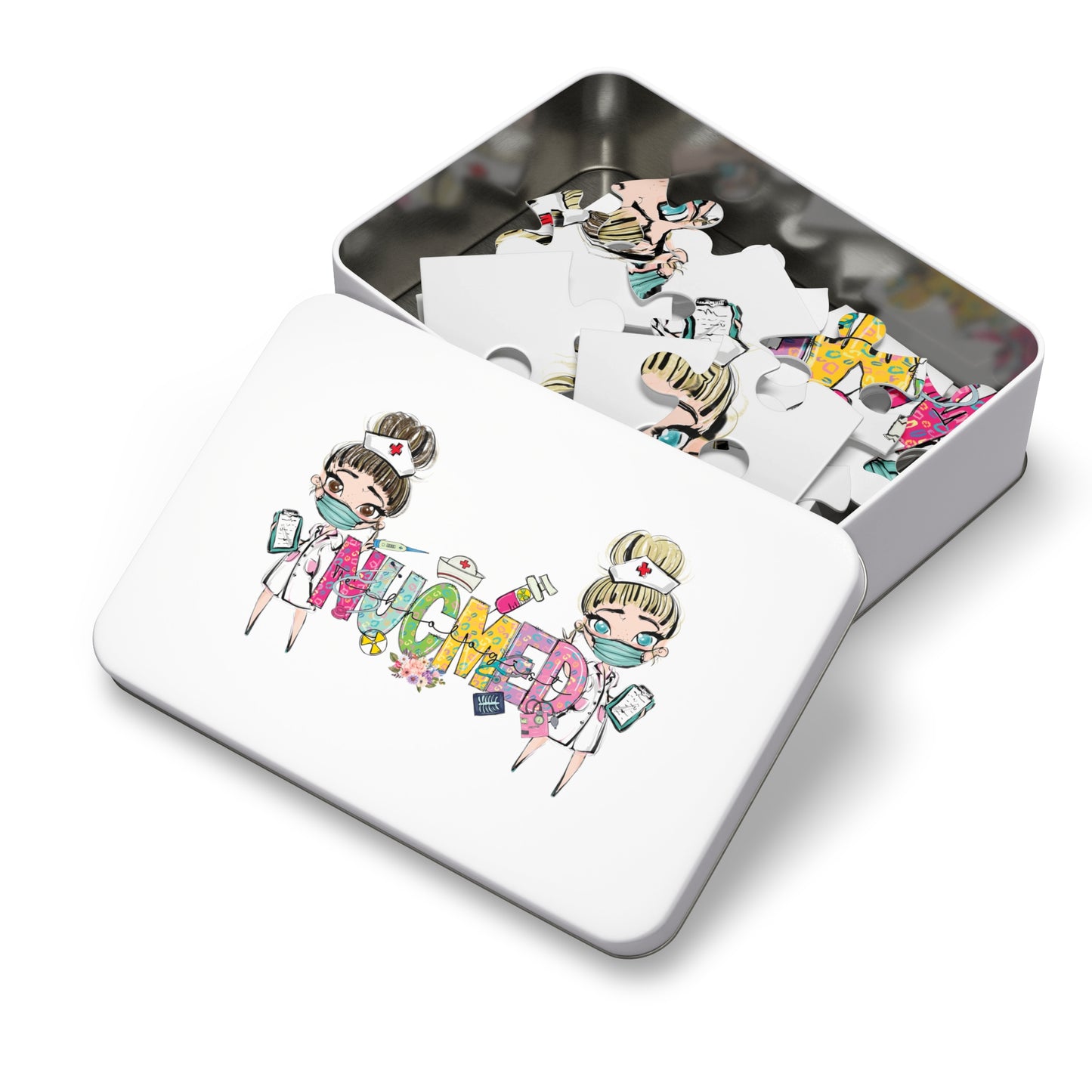 Jigsaw Puzzle, Christmas, NUCMED Nurse, Personalised/Non-Personalised (30, 110, 252, 500,1000-Piece)