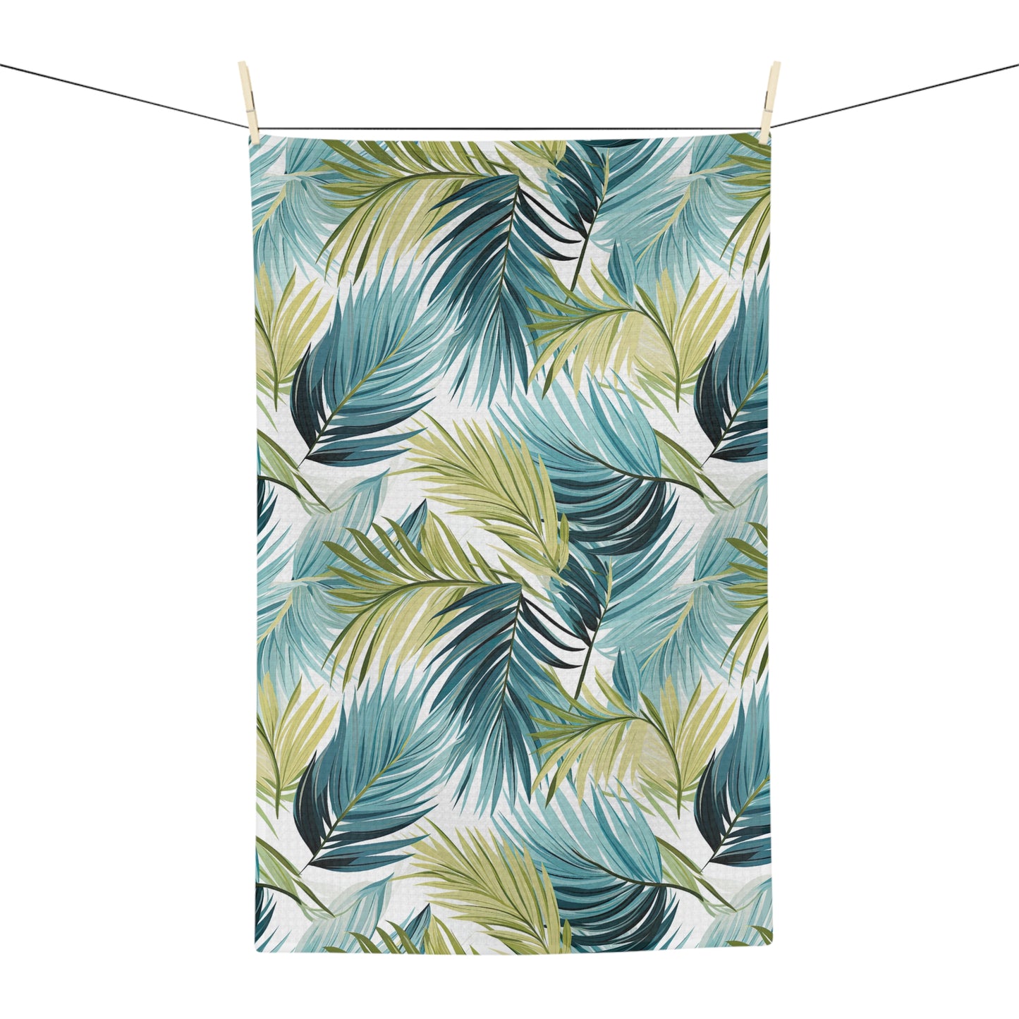 Microfiber Tea Towel Tropical Leaves