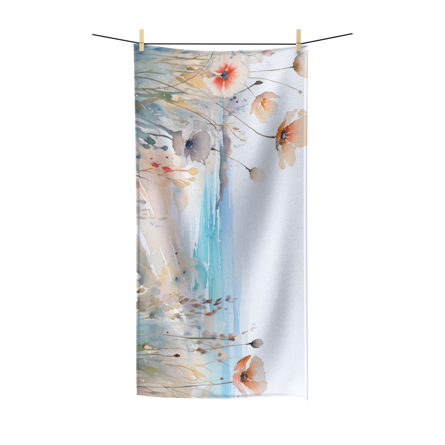 Beach Towel, Beach Scene, Polycotton Towel