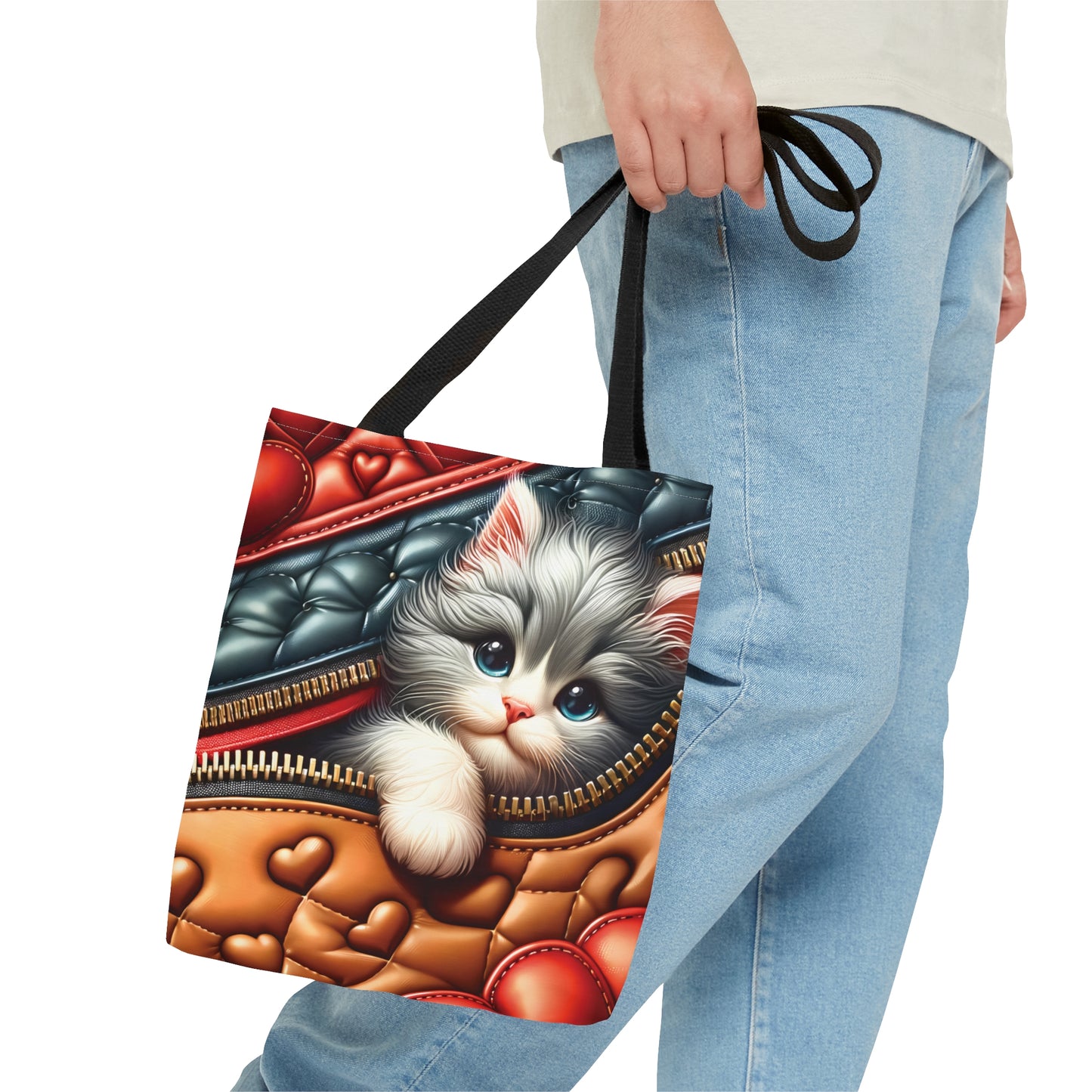 Tote Bag, Cat, Personalised/Non-Personalised Tote bag