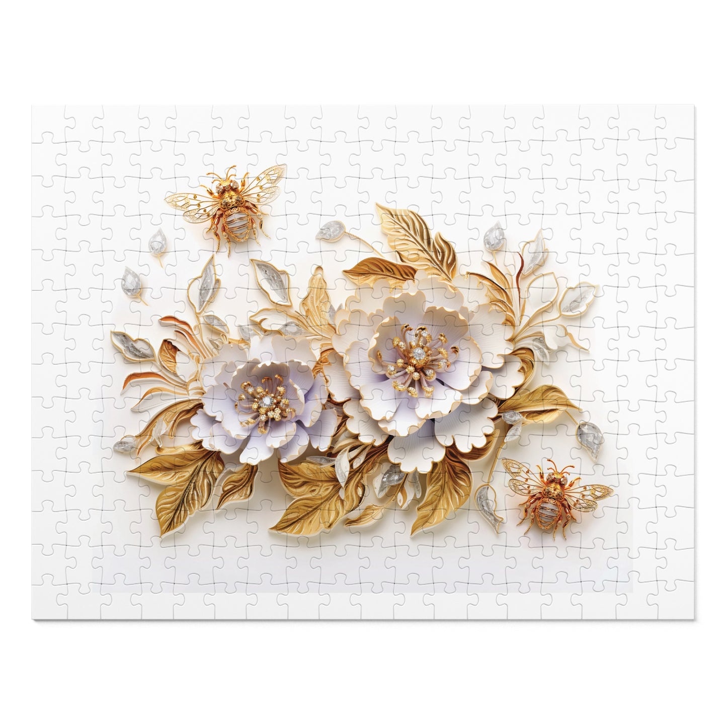 Jigsaw Puzzle, Floral, Personalised/Non-Personalised (30, 110, 252, 500,1000-Piece)