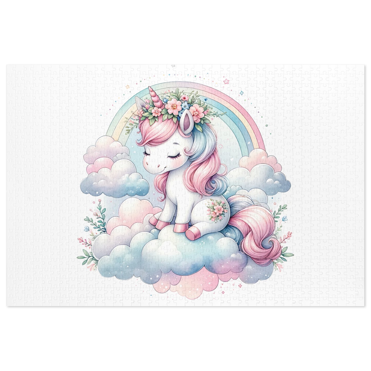 Jigsaw Puzzle, Unicorn, Personalised/Non-Personalised (30, 110, 252, 500,1000-Piece)