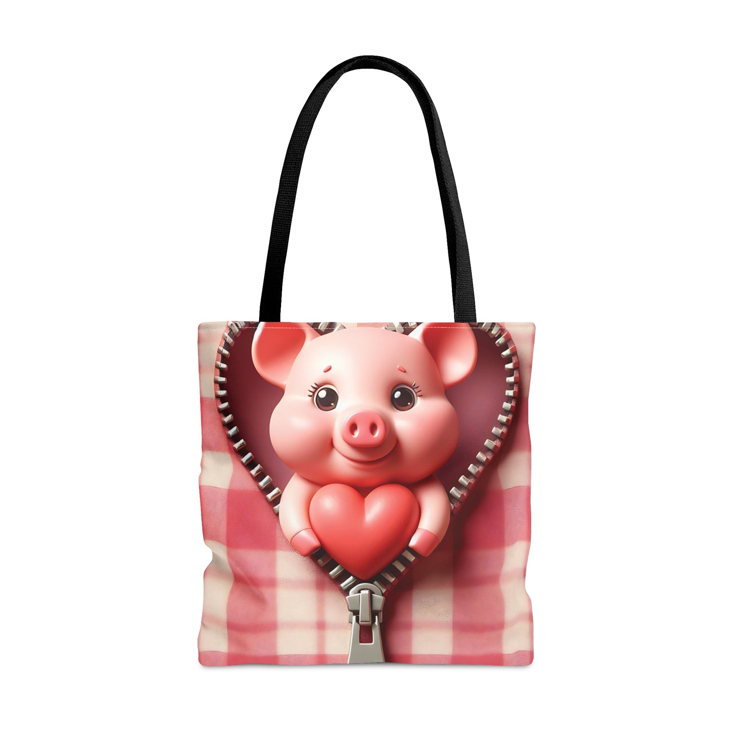 Tote Bag, Pig, Personalised/Non-Personalised Tote bag