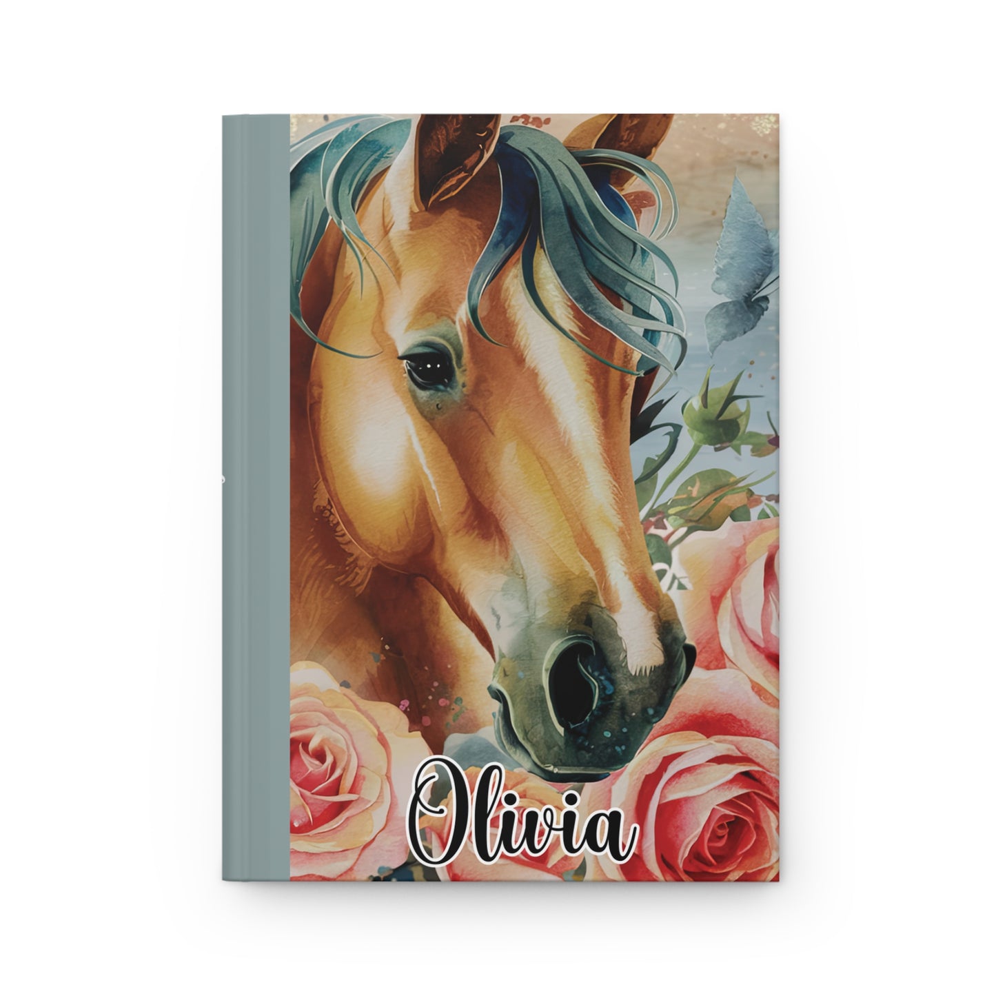 Personalised Hardcover Journal Matte, Country and Western, Horse, awd-1720