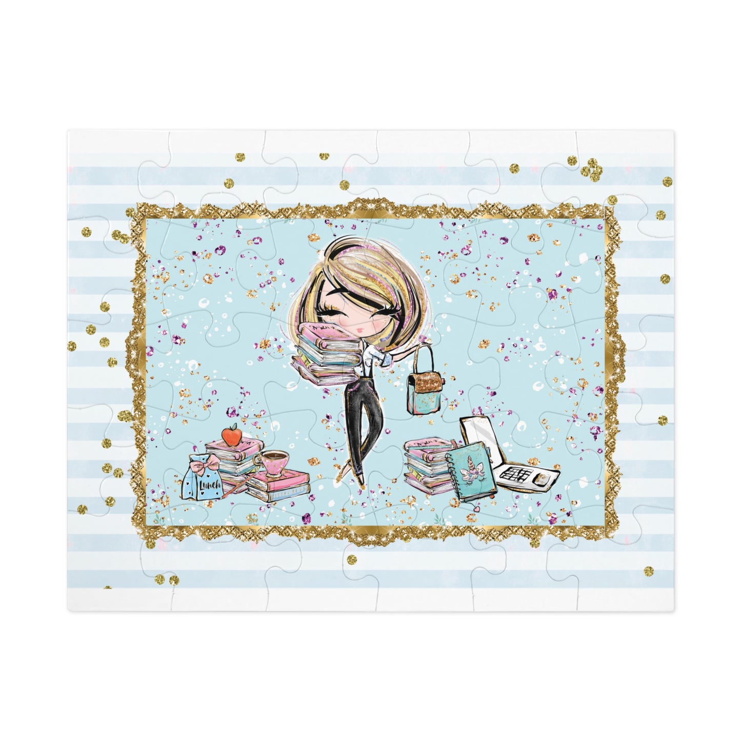 Jigsaw Puzzle, Teacher, Personalised/Non-Personalised (30, 110, 252, 500,1000-Piece)