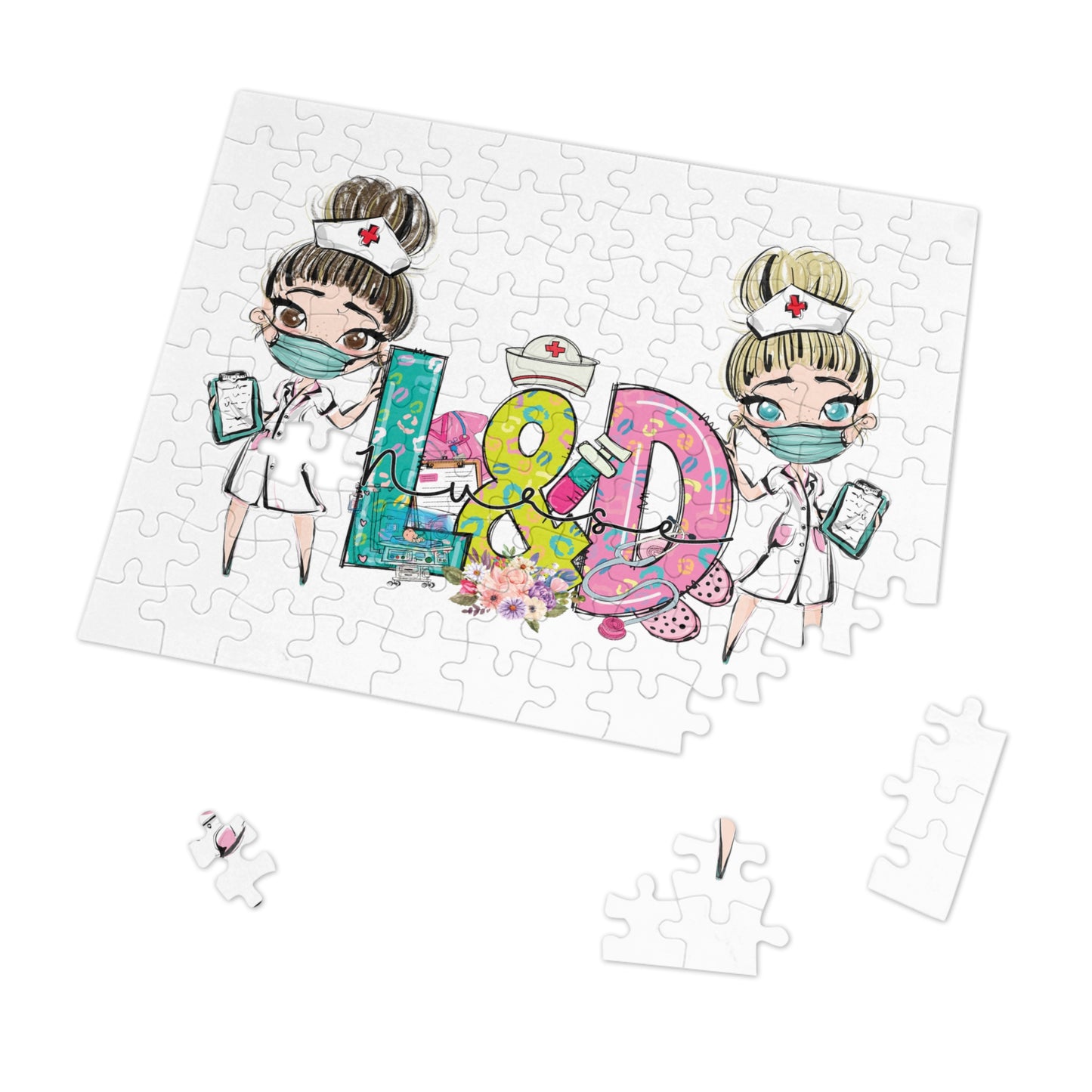 Jigsaw Puzzle, L&D Nurse, Personalised/Non-Personalised (30, 110, 252, 500,1000-Piece)