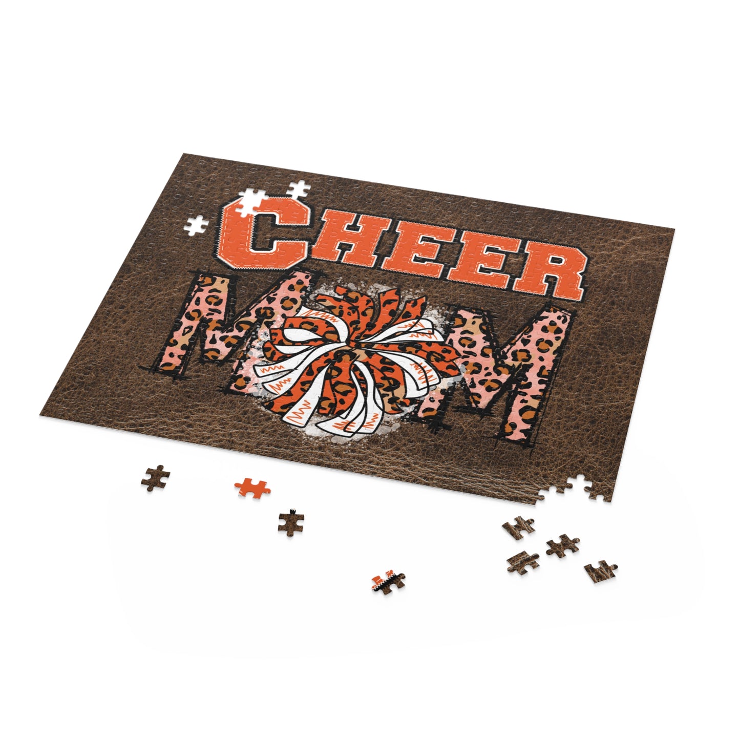 Personalised/Non-Personalised Puzzle, Cheer Mom (120, 252, 500-Piece)