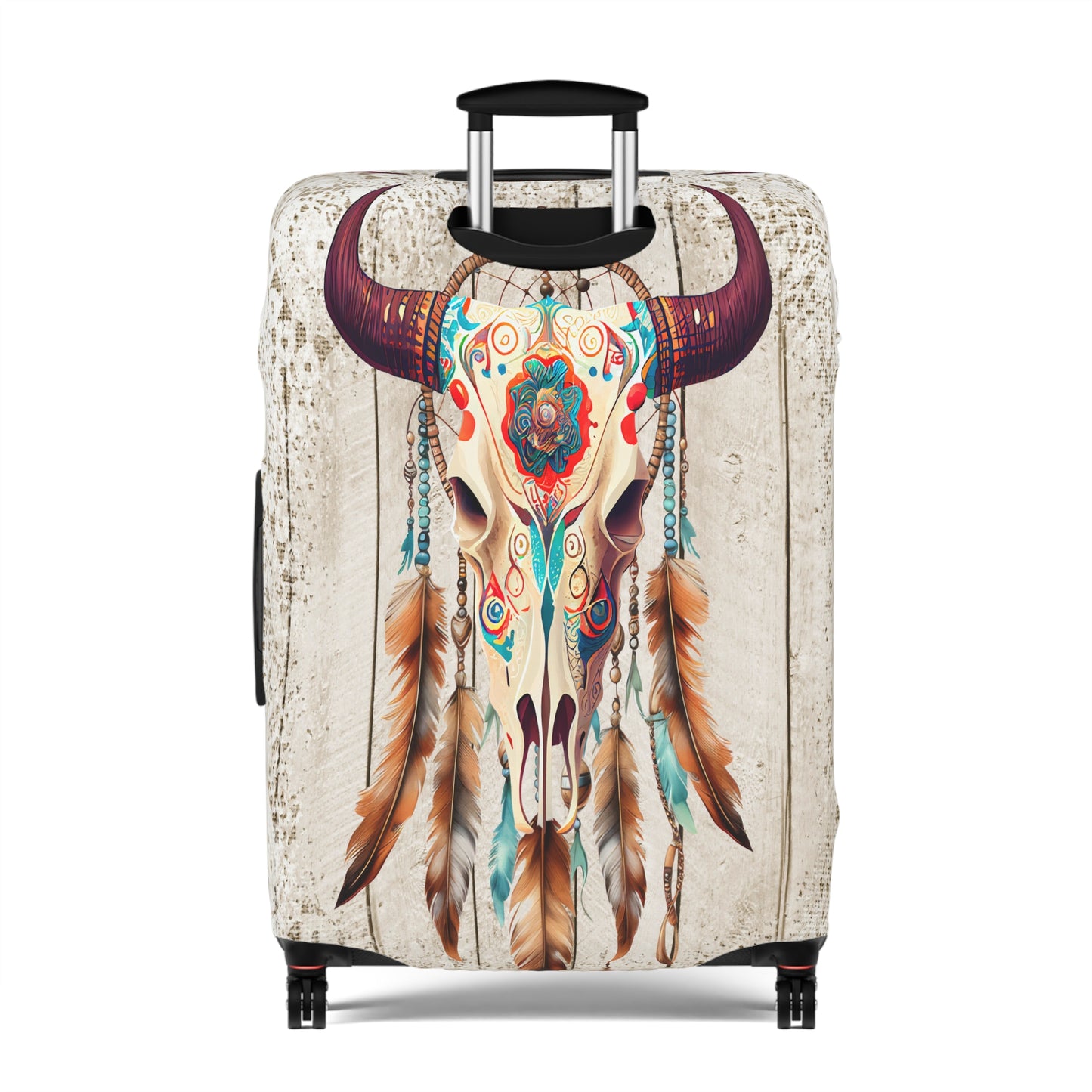 Luggage Cover, Country and Western, skull, awd-223