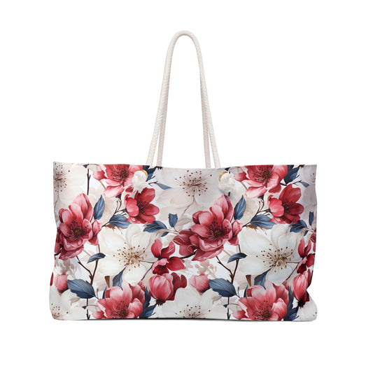 Weekender Bag, Floral, Large Weekender Bag, Beach Bag