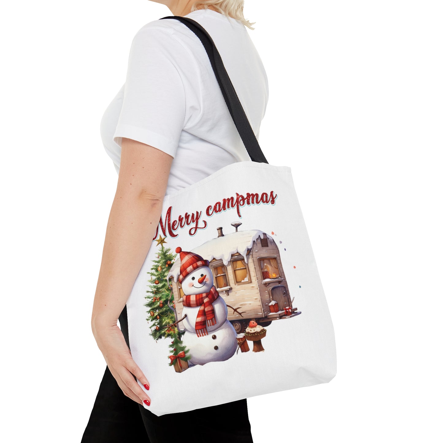 Tote Bag, Christmas, Camper