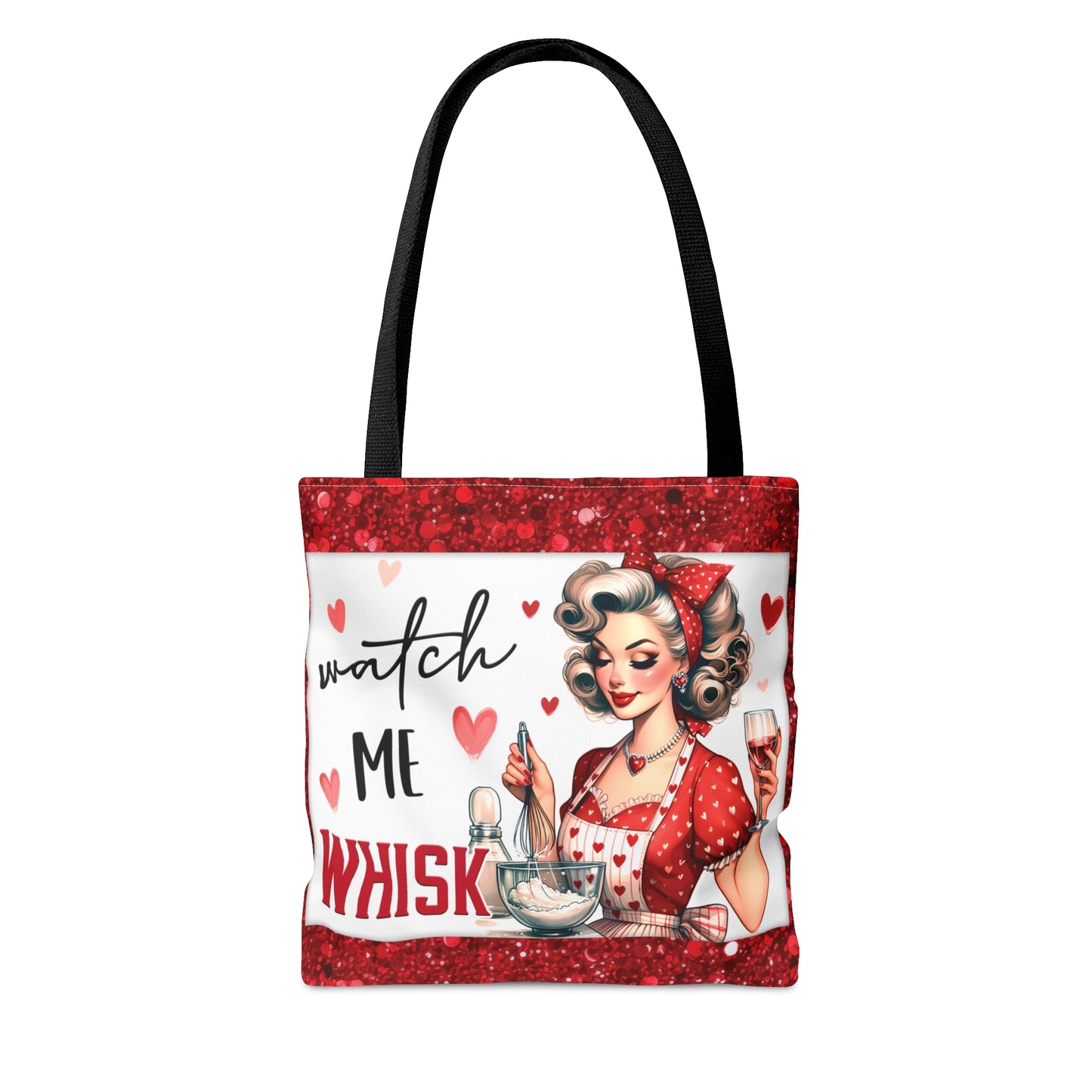 Tote Bag, Retro, Watch Me Whisk