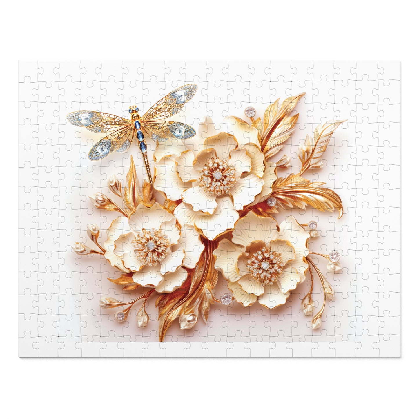 Jigsaw Puzzle, Floral, Personalised/Non-Personalised (30, 110, 252, 500,1000-Piece)