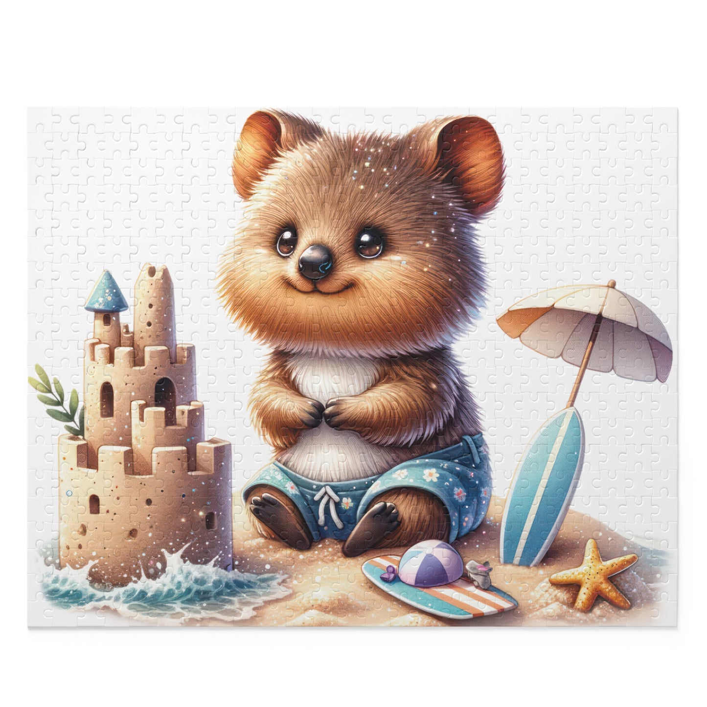 Personalised/Non-Personalised Puzzle, Quokka (120, 252, 500-Piece)