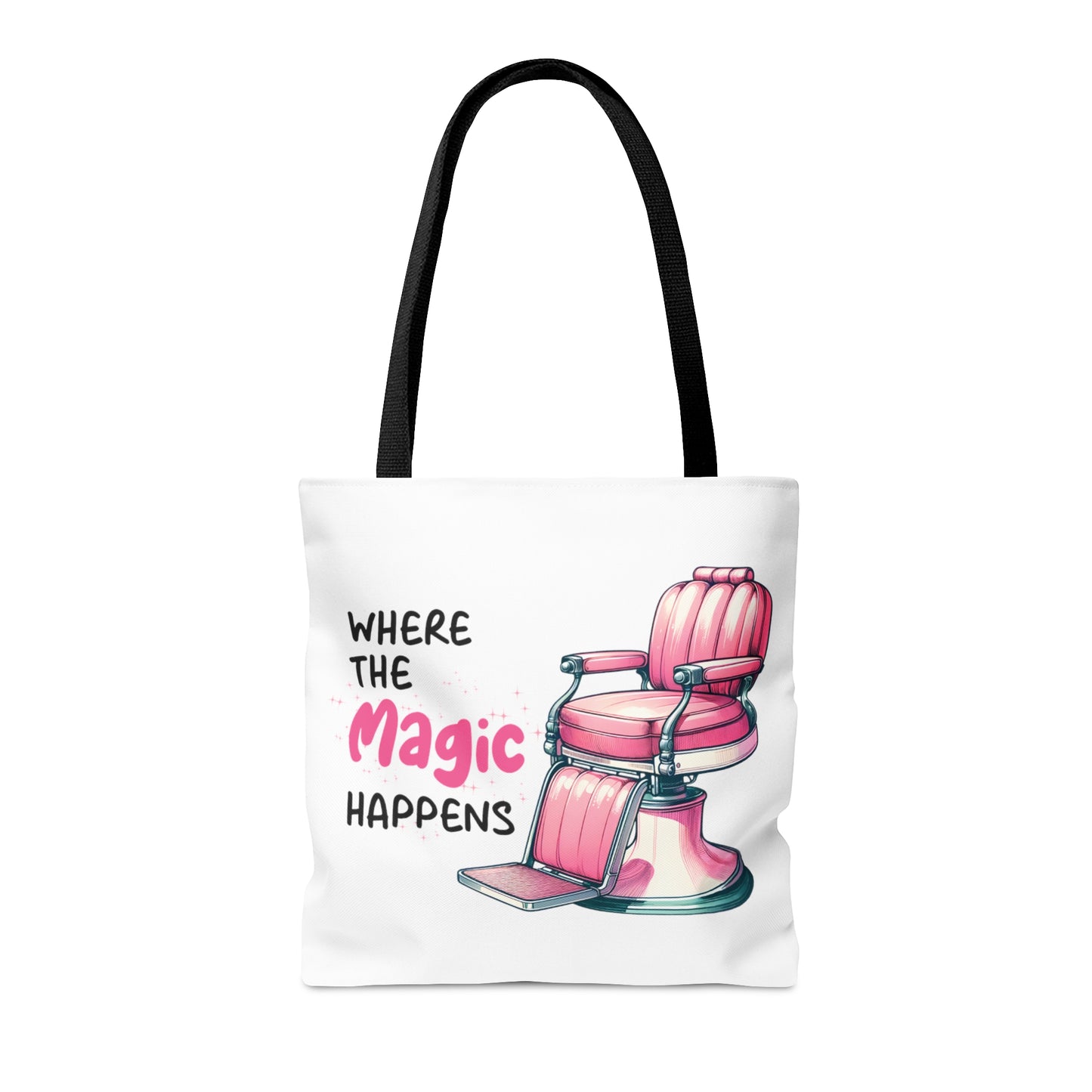 Tote Bag, Hairdresser, Where the Magic Happens, Personalised/Non-Personalised Tote bag