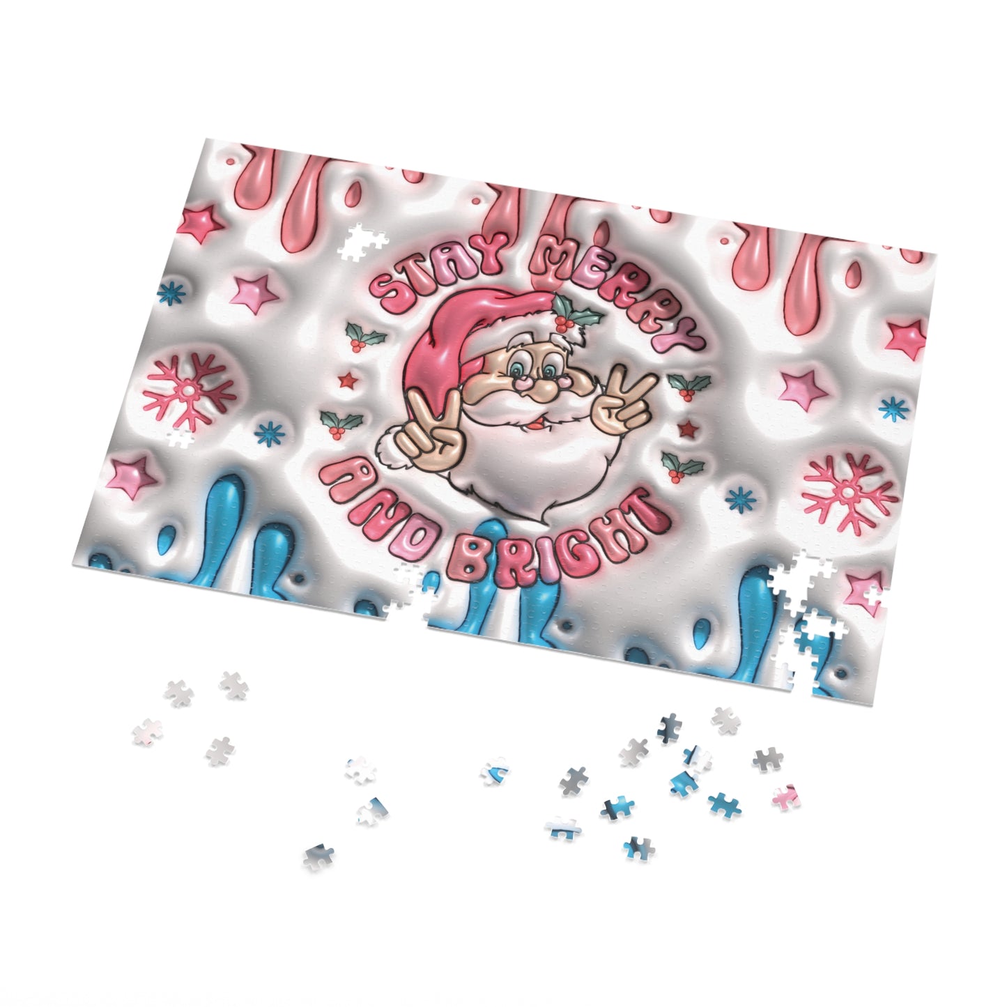 Jigsaw Puzzle, Christmas, Santa, Personalised/Non-Personalised (30, 110, 252, 500,1000-Piece)