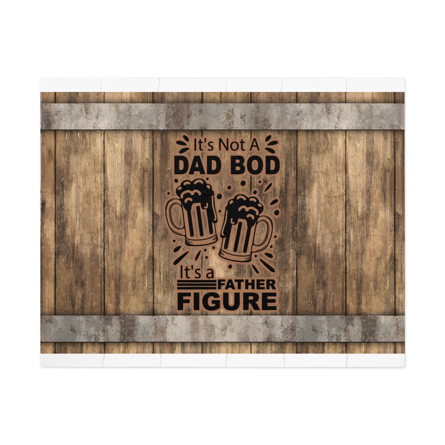 Puzzle, Dad, Dad Bod, Personalised/Non-Personalised (30, 110, 252, 500,1000-Piece) awd-569