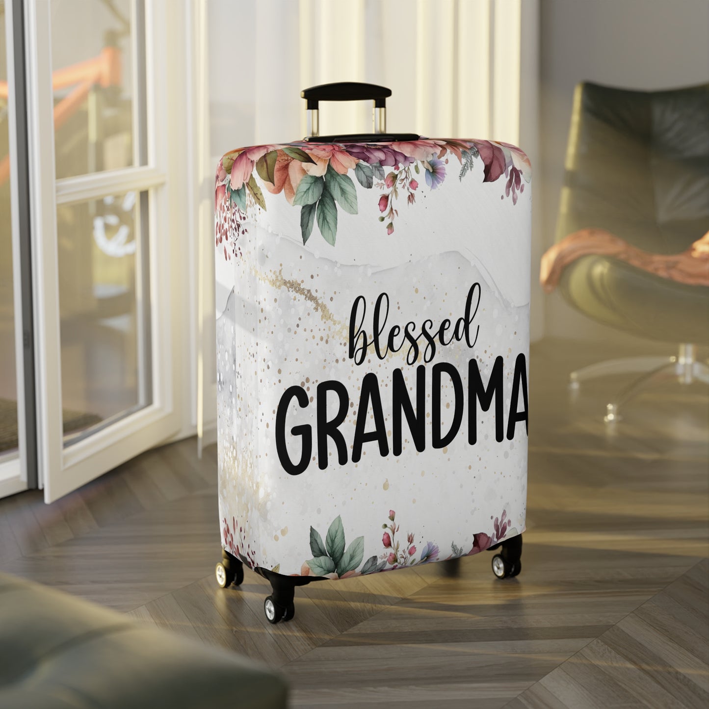 Luggage Cover, Blessed Grandma, awd-730