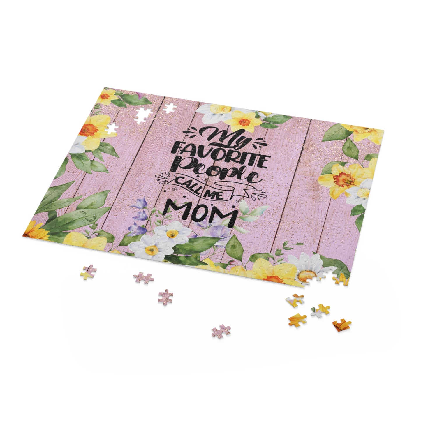 Personalised/Non-Personalised Puzzle, My Favorite people call me Mom (120, 252, 500-Piece)