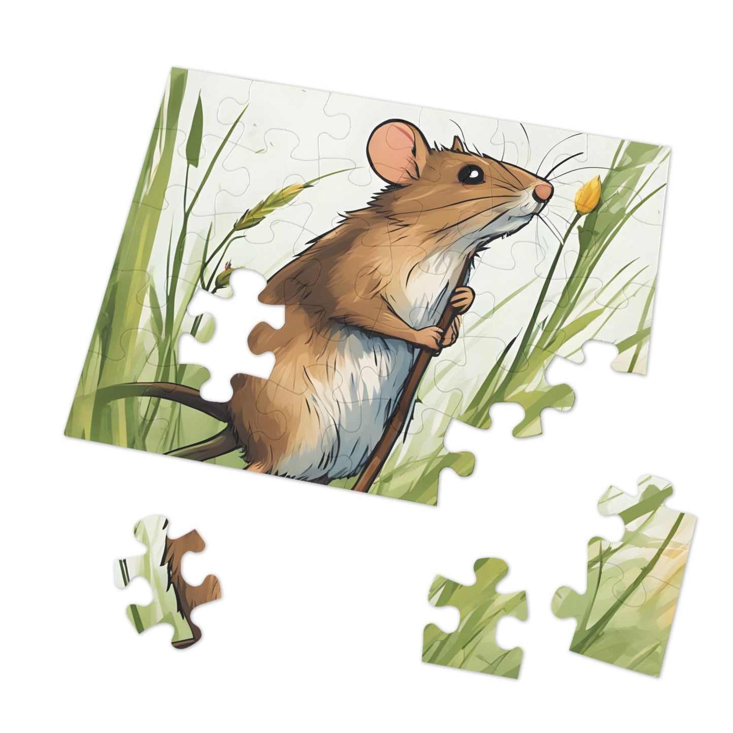 Puzzle, Mouse, Personalised/Non-Personalised (30, 110, 252, 500,1000-Piece)