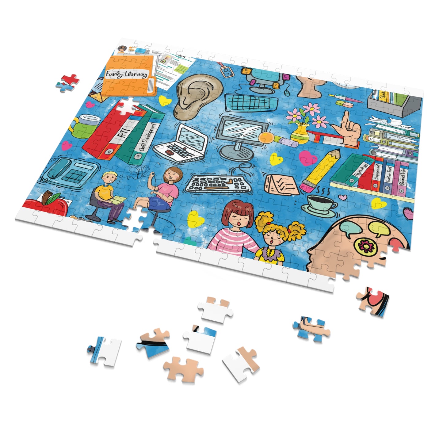 Jigsaw Puzzle, School Psychologist, Personalised/Non-Personalised (30, 110, 252, 500,1000-Piece)