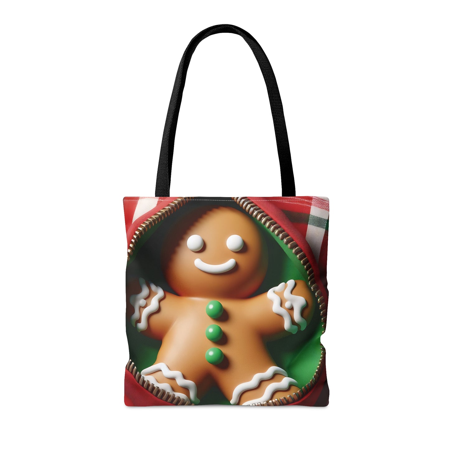 Tote Bag, Christmas, Gingerbread Man