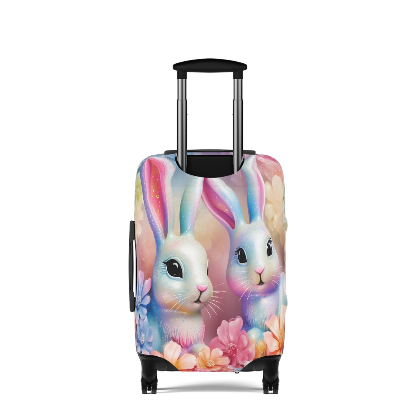 Luggage Cover, Easter, Floral Rabbits, awd-703