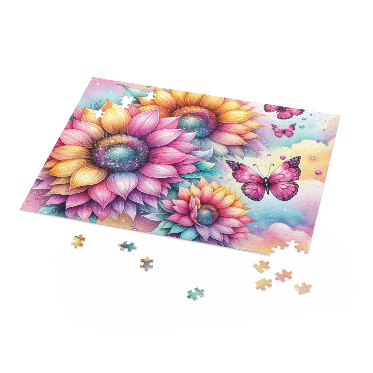 Puzzle,  Floral (120, 252, 500-Piece) awd-644