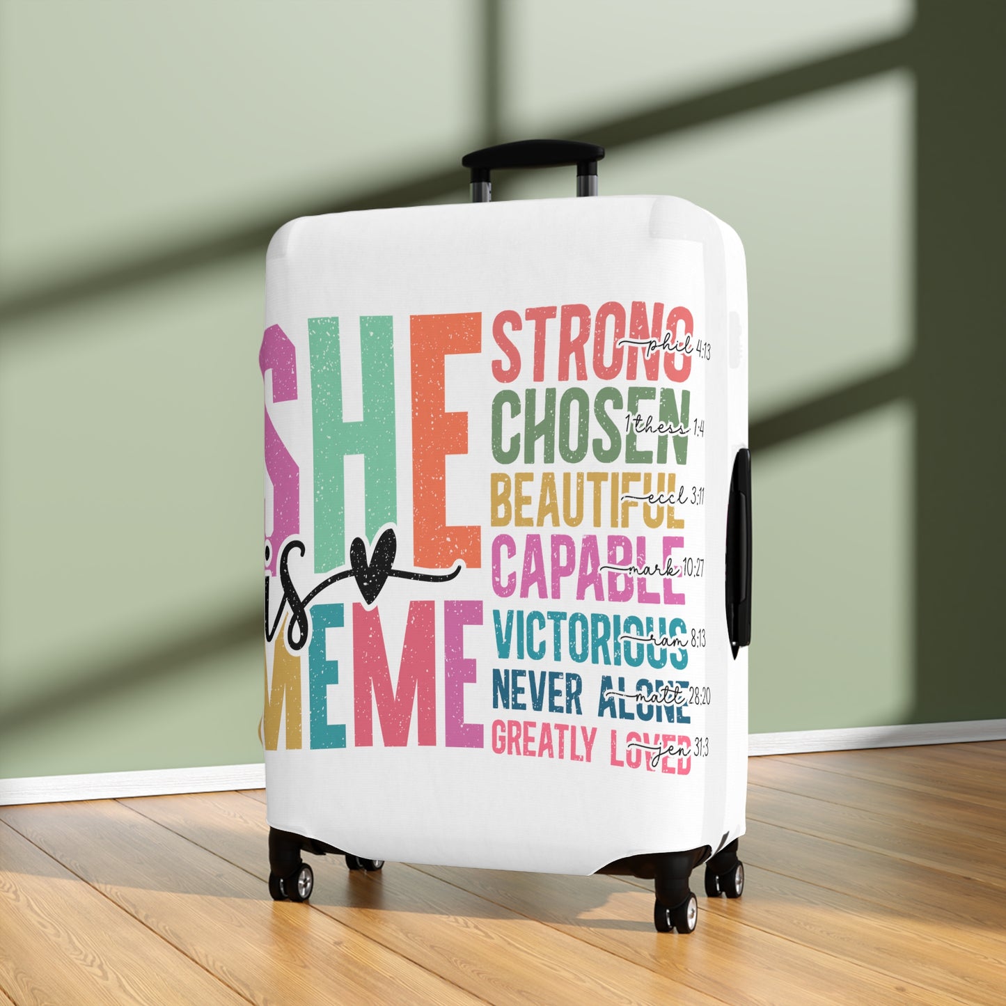 Luggage Cover, She is MeMe, awd-5021