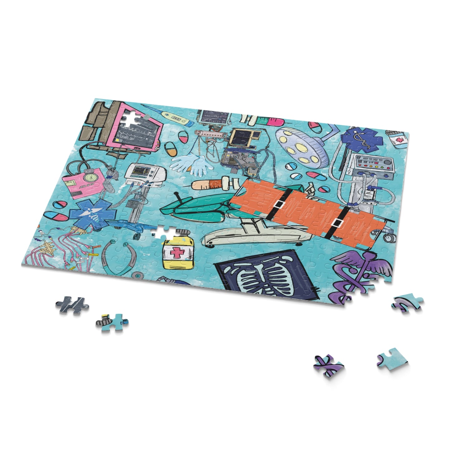 Personalised/Non-Personalised Puzzle, Trauma Nurse (120, 252, 500-Piece)