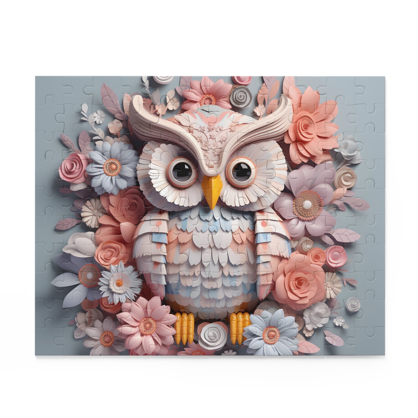 Personalised/Non-Personalised Puzzle, Owl (120, 252, 500-Piece)