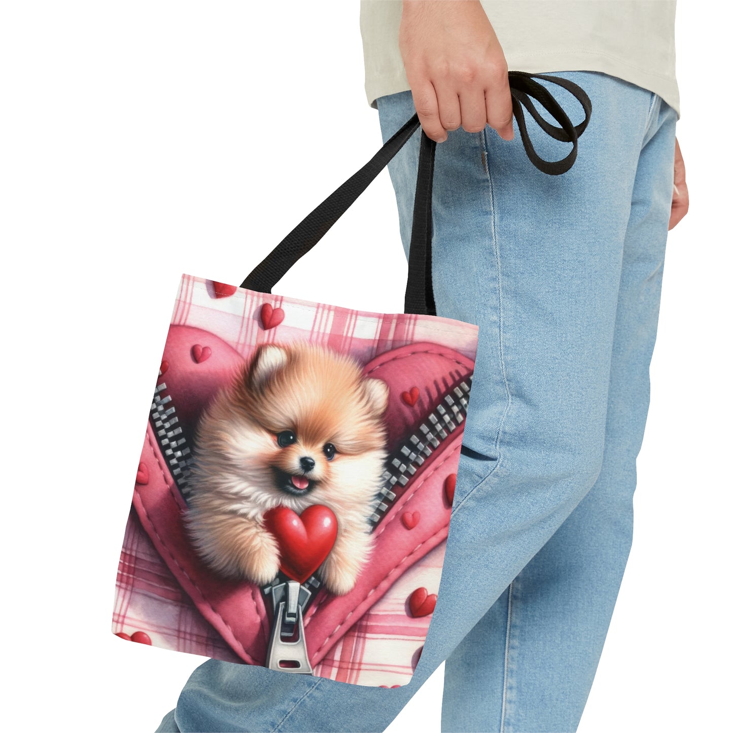 Tote Bag, Cute Dog, Personalised/Non-Personalised Tote bag