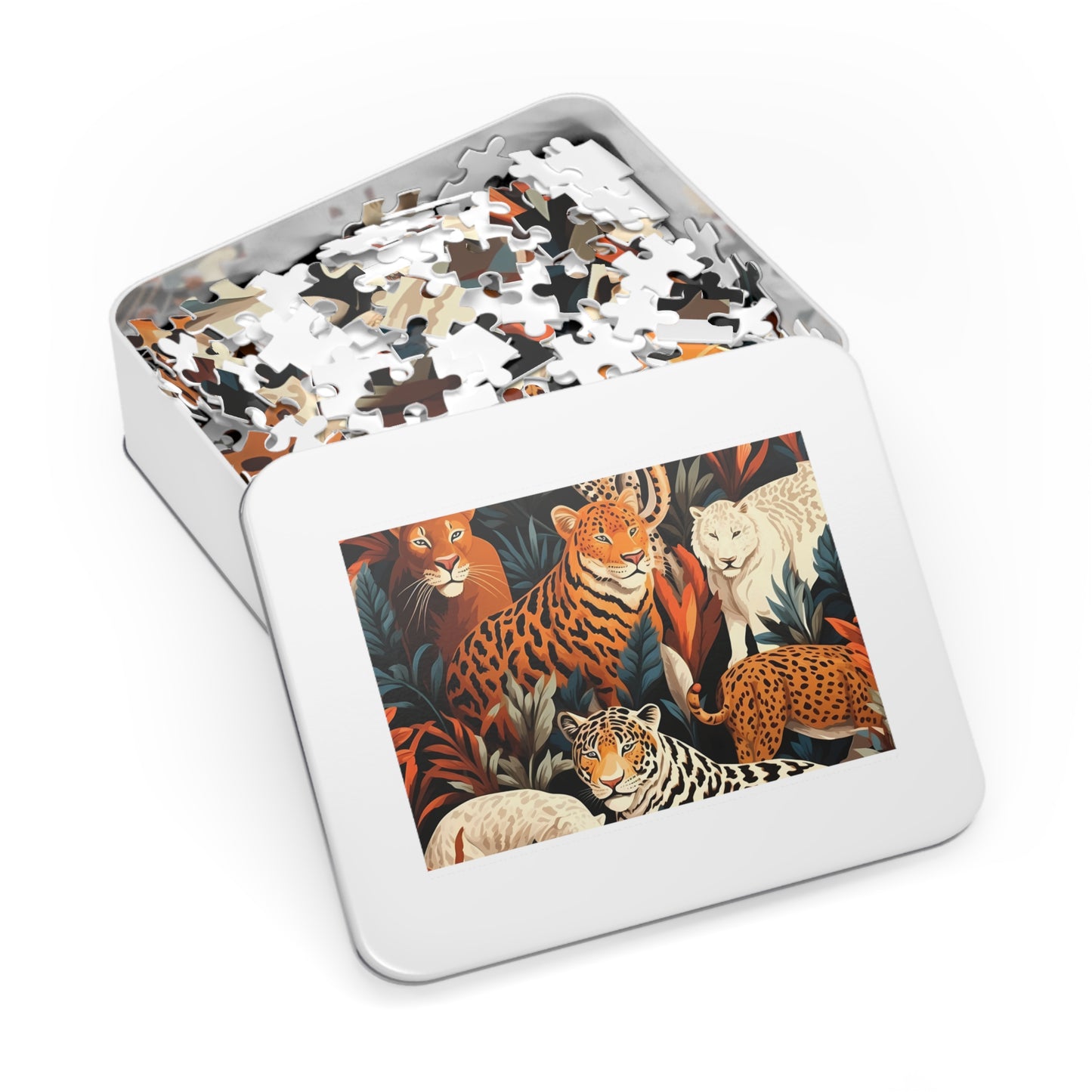 Jigsaw Puzzle, Leopard, Personalised/Non-Personalised (30, 110, 252, 500,1000-Piece)