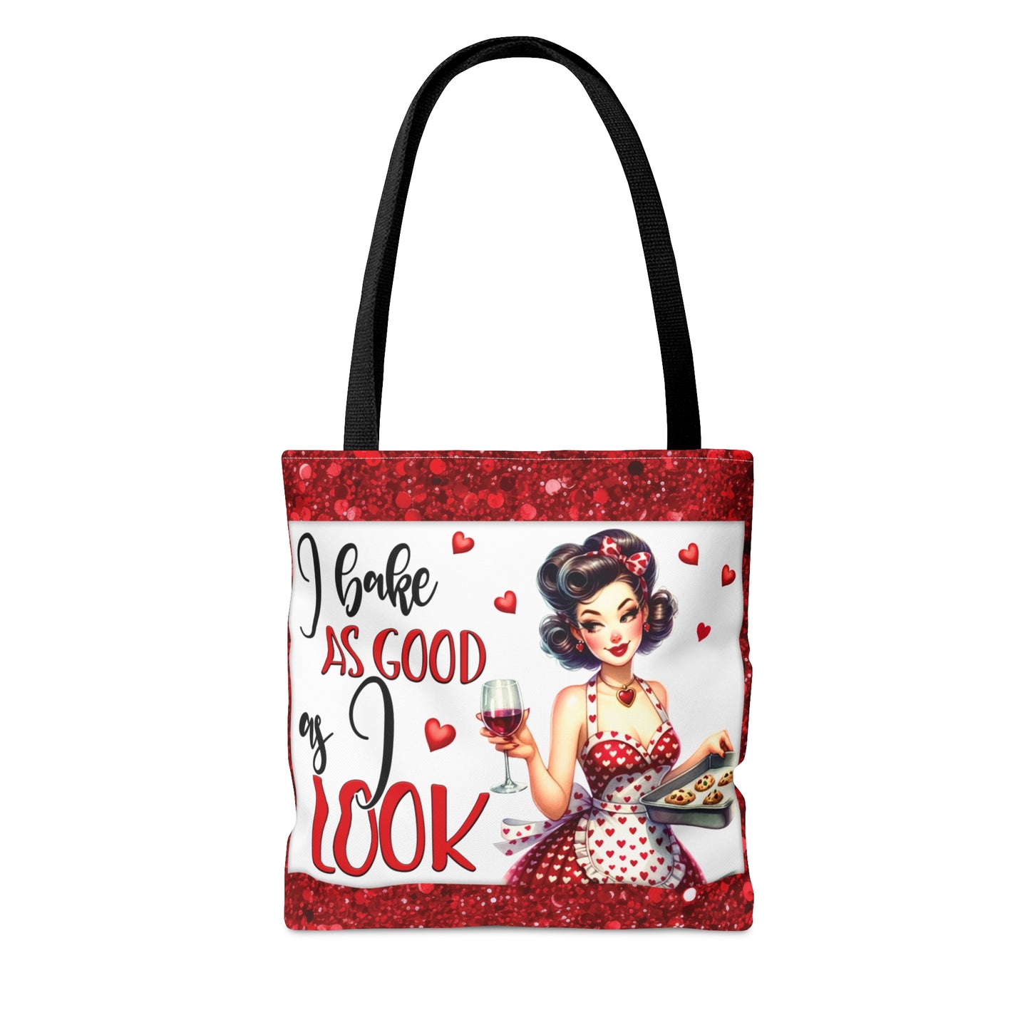 Tote Bag, Retro, I Bake as Good as I Look