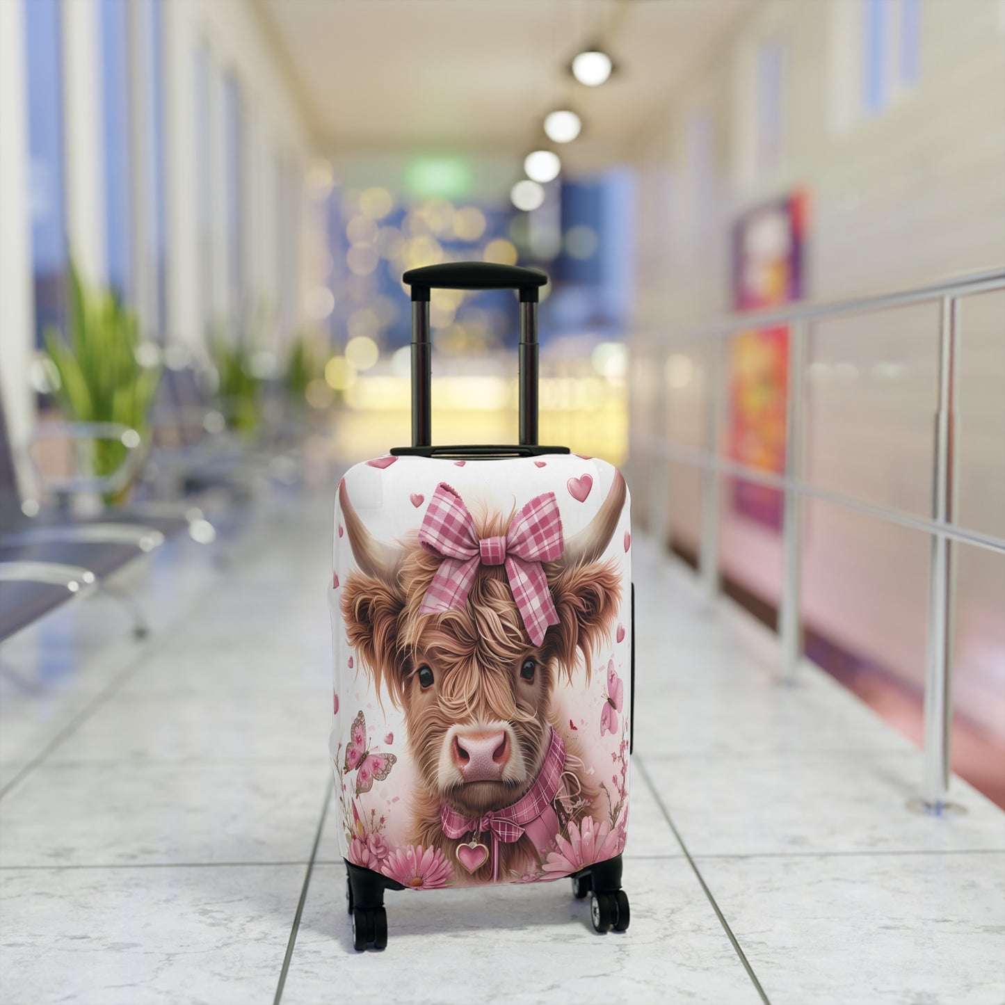 Luggage Cover, Highland Cow, awd-1742