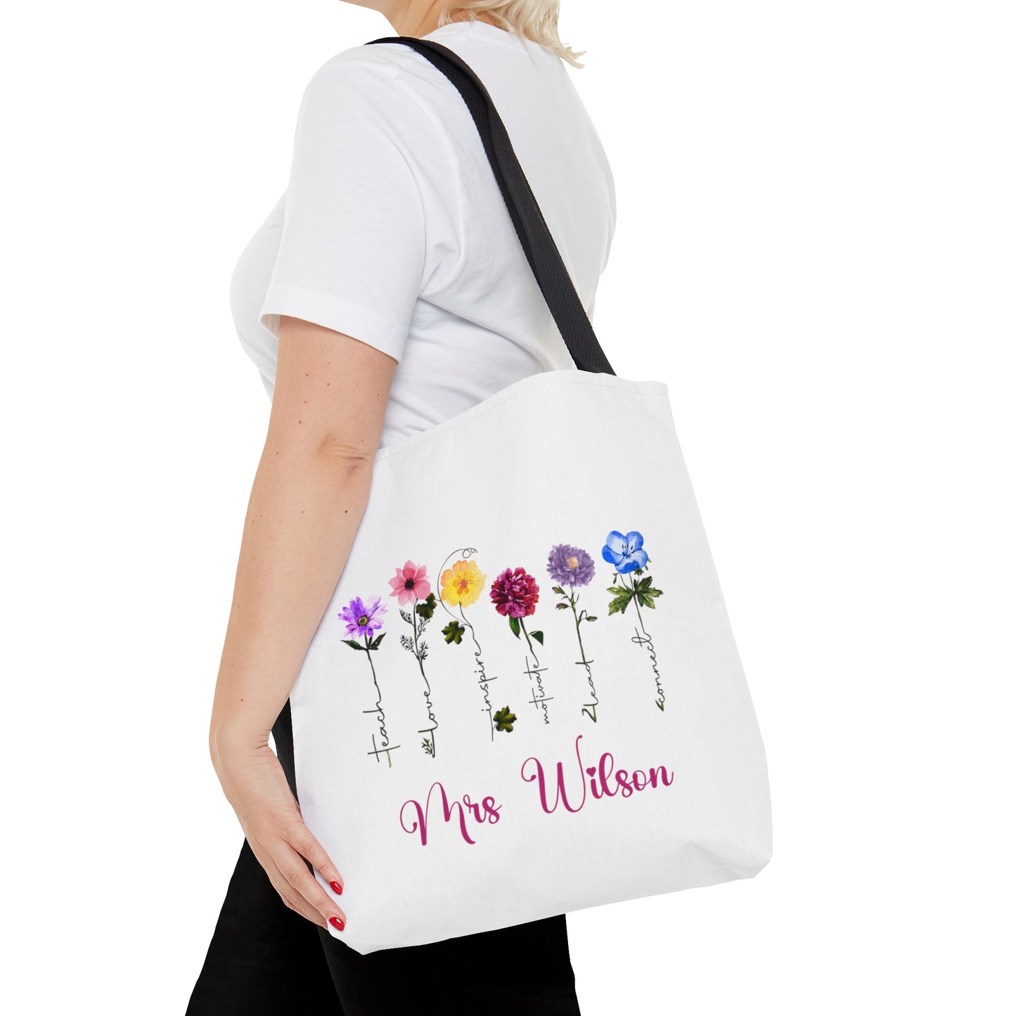 Personalised Tote Bag, Teacher Tote bag