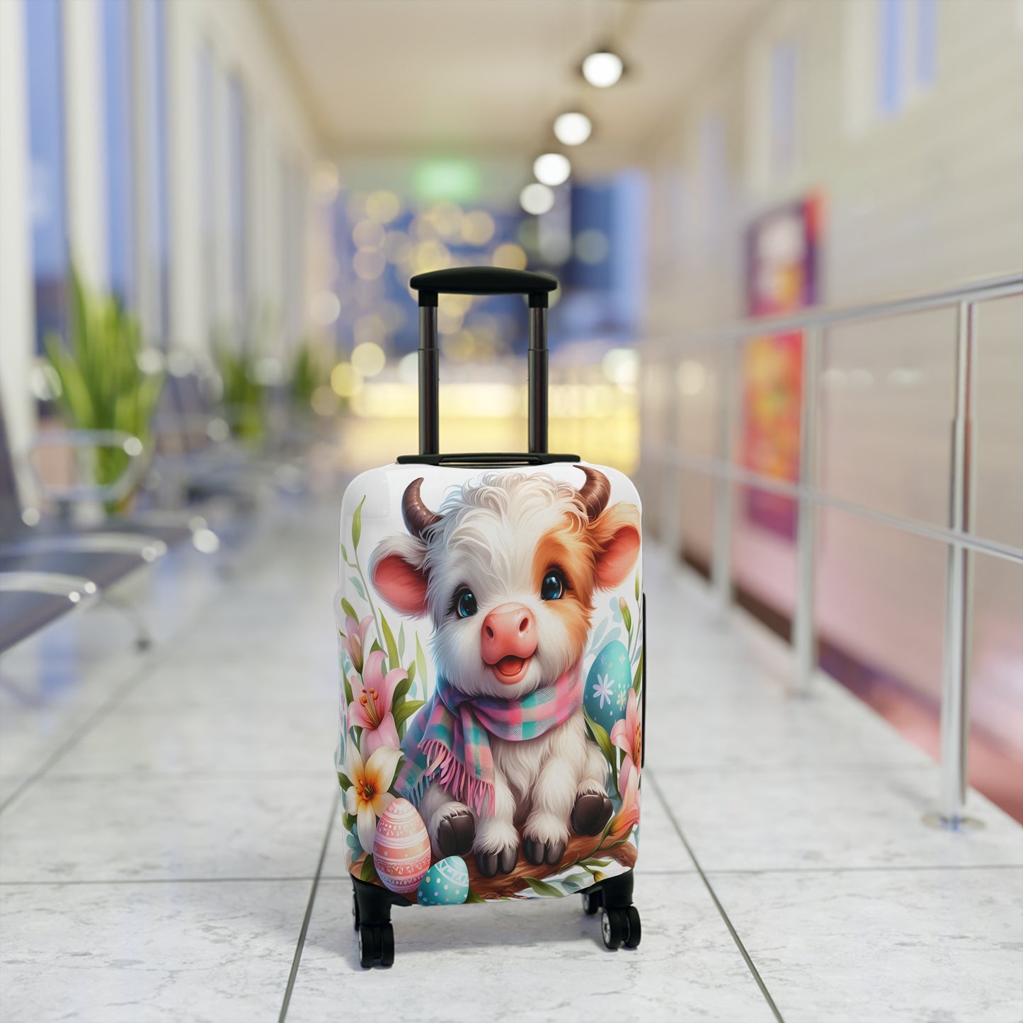 Luggage Cover, Cow, awd-1629