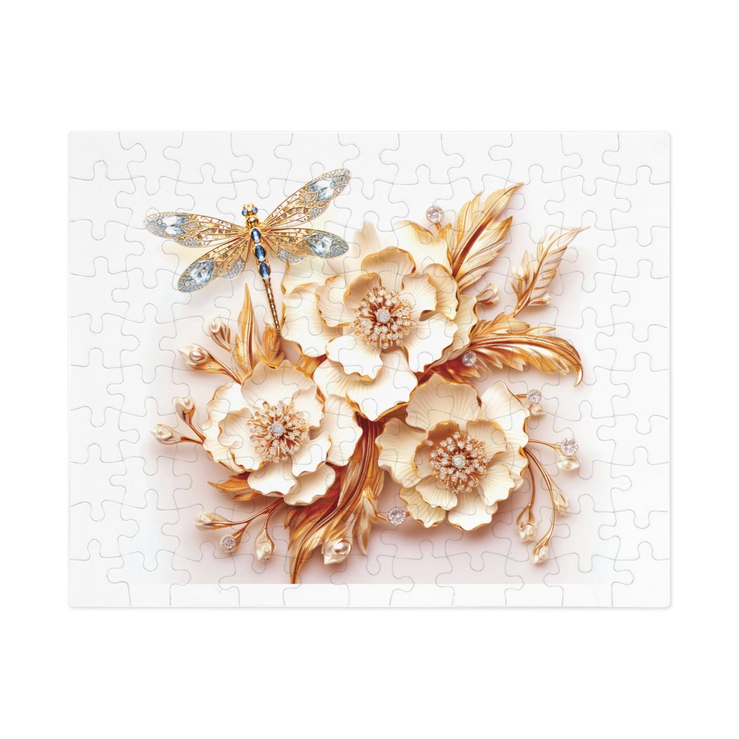 Jigsaw Puzzle, Floral, Personalised/Non-Personalised (30, 110, 252, 500,1000-Piece)