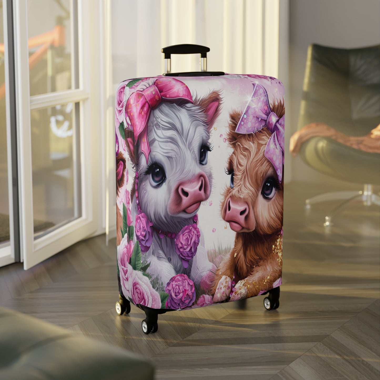 Luggage Cover, Highland Cows, awd-1685